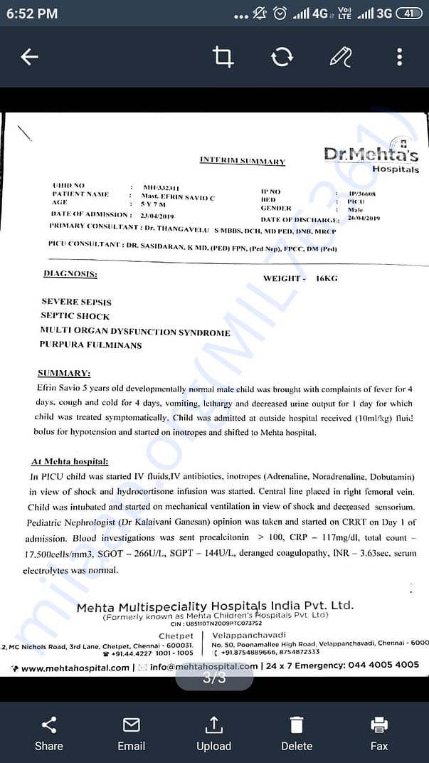 Medical Test Report