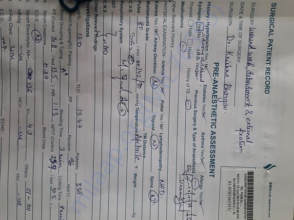 Patient record