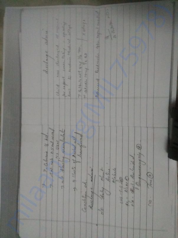 Medical report from government hospital
