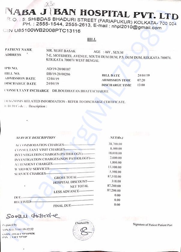 Medical bills