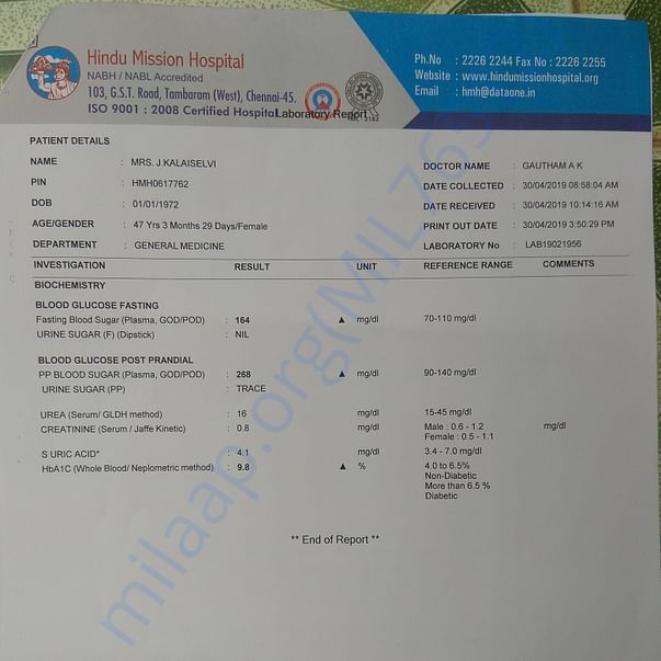Medical Report