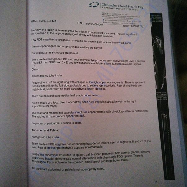 Medical Report
