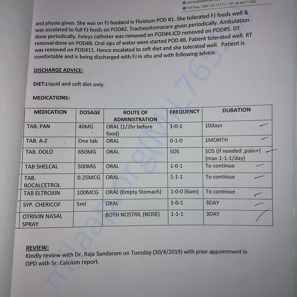 Medical Report