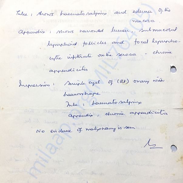 Medical Report