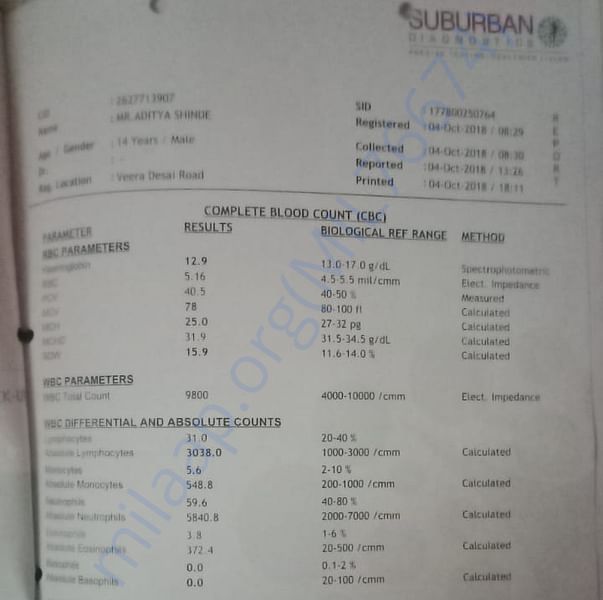 Medical Report