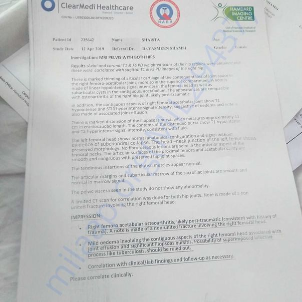hospital document