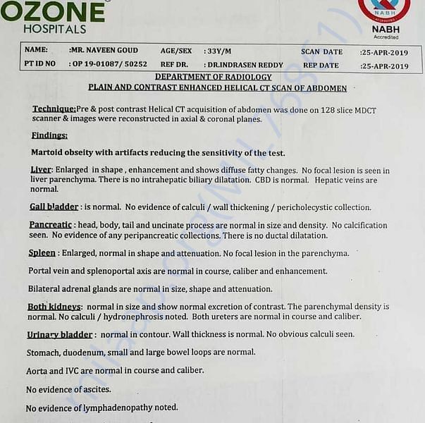 Medical Report