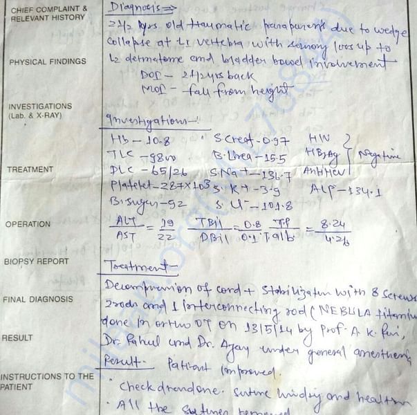 Medical Report