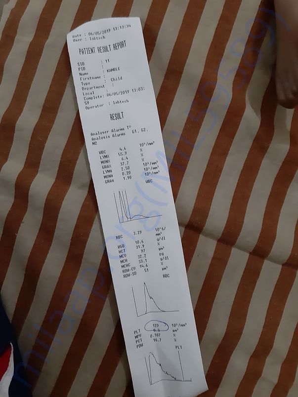 Blood reports