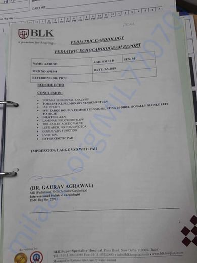 Lungs scan report