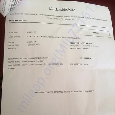 Medical Bill