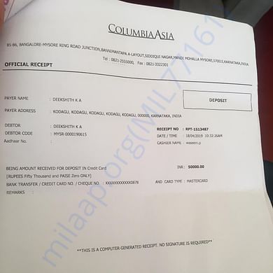 Medical Bill