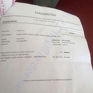 Medical Bill