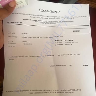 Medical Bill