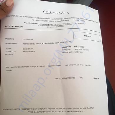 Medical Bill
