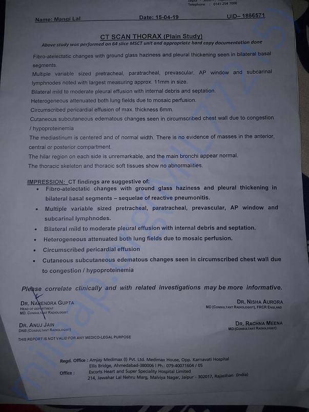 hospital documents