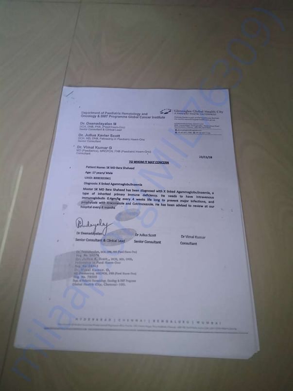 Doctor letter