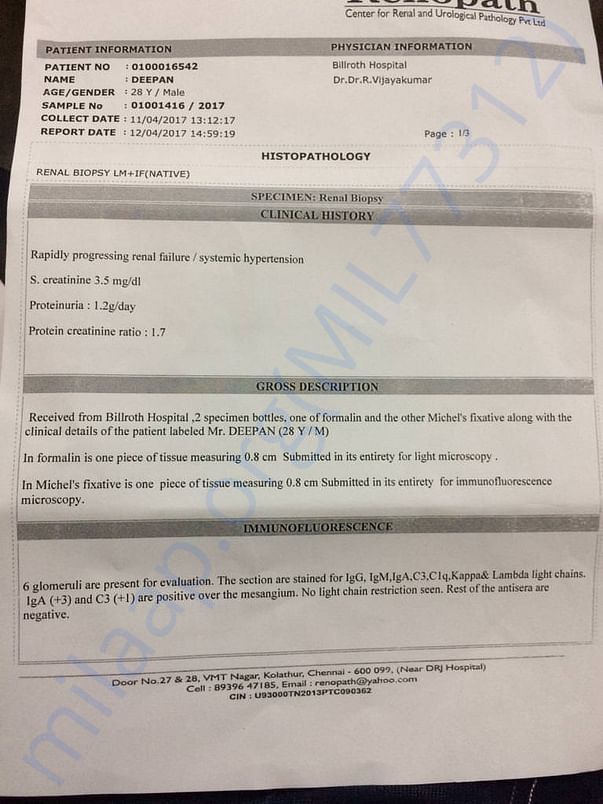 biopsy report