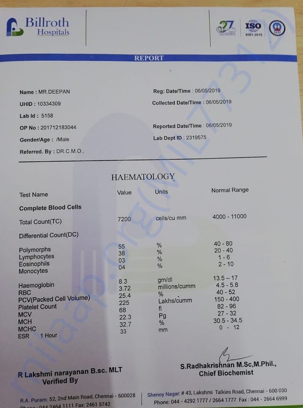 recent report