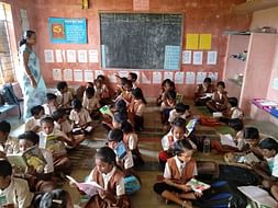Gift the Comfort of a Bag with a Desk to Children of Gadchiroli