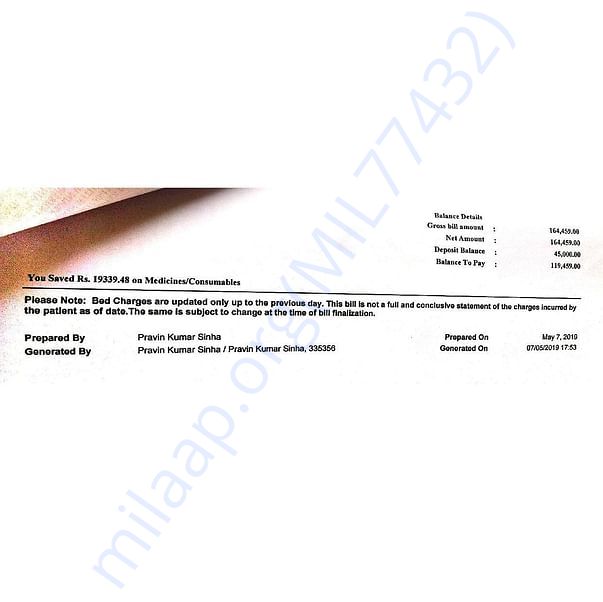Medical Bill