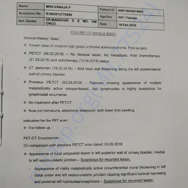 Medical Report