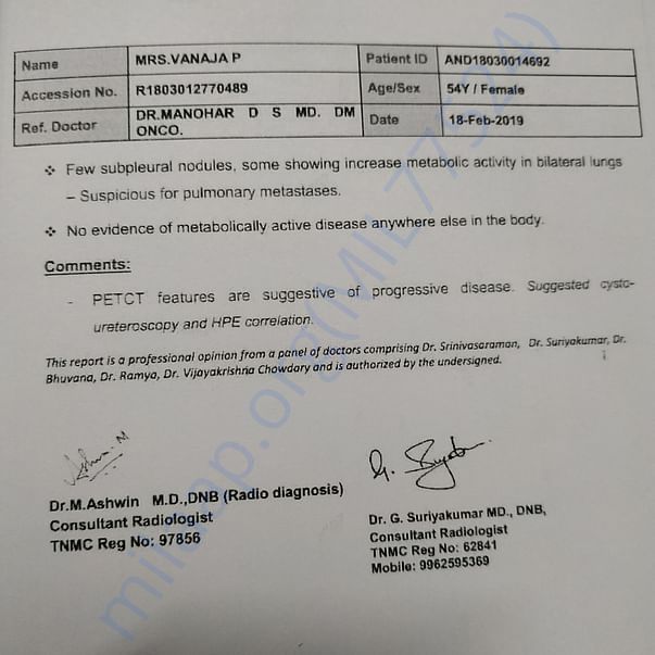 Medical Report