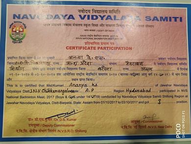 NVS - national badminton U-17 - winner
