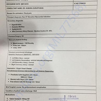 Medical Report