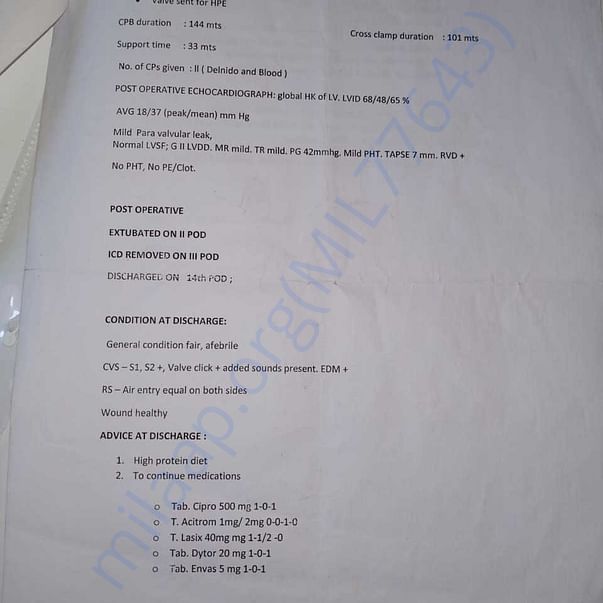 Medical Report