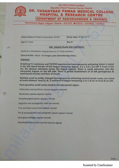 Medical Report