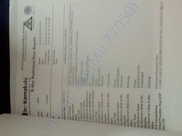 Xray Report