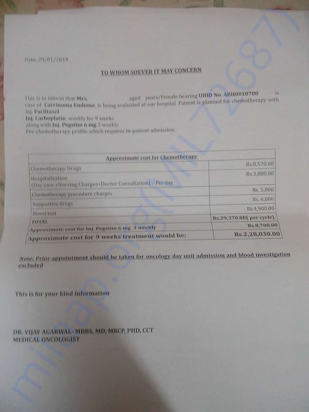 hospital document