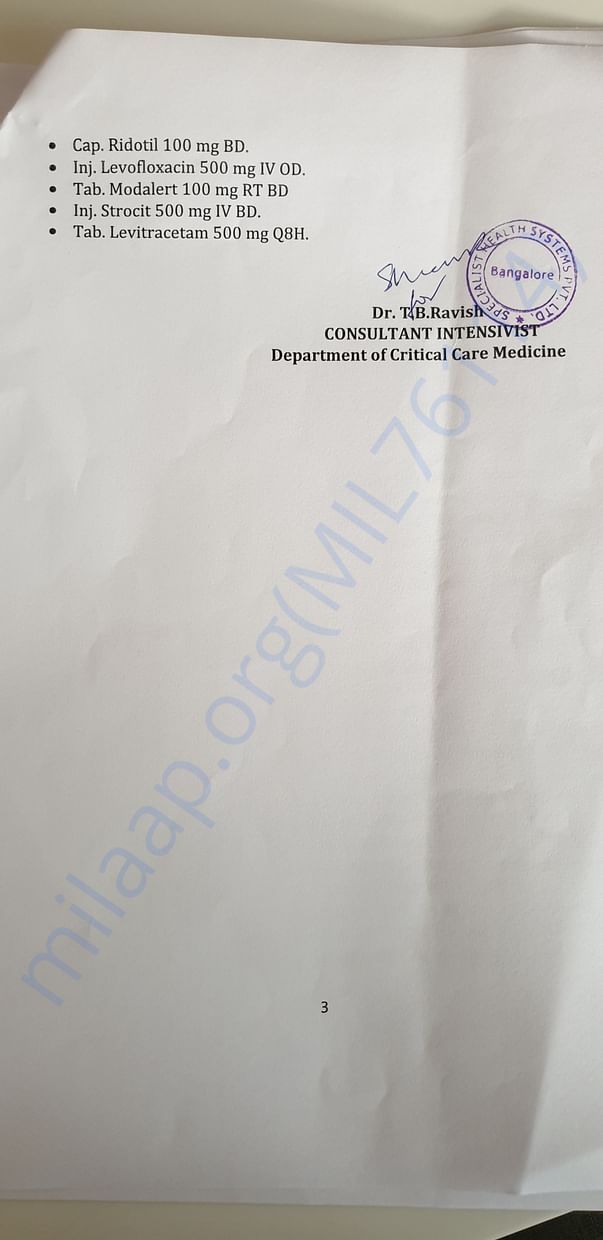 Clinical summary updated.