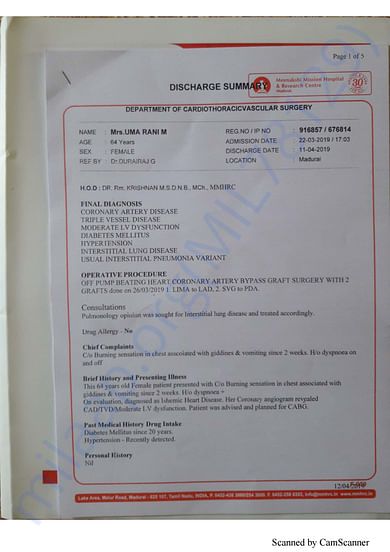 Medical Report