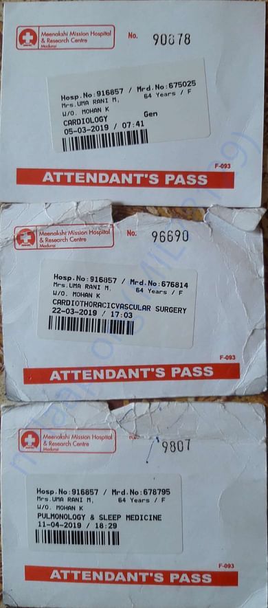 Admission pass