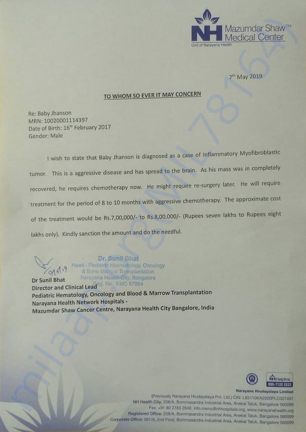 Estimation letter
