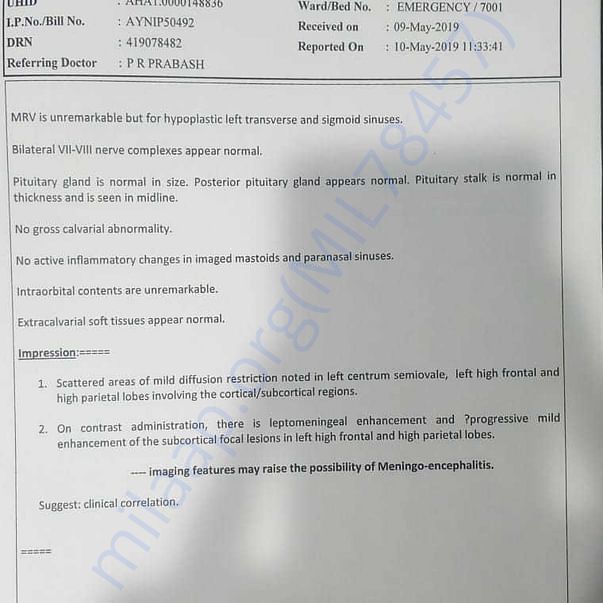Medical Report