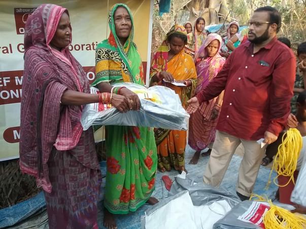 Relief work organized by Gram Utthan