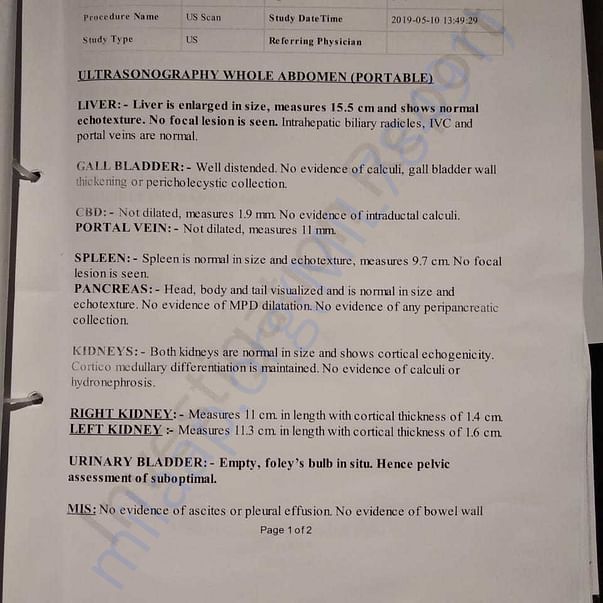Medical Report