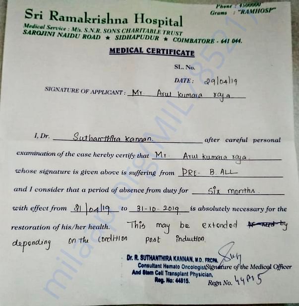 Doctor Certificate