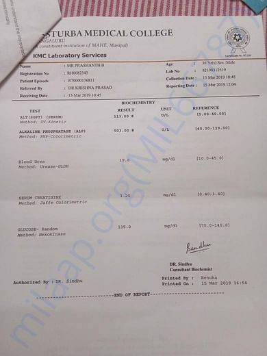 Blood Count Report 2