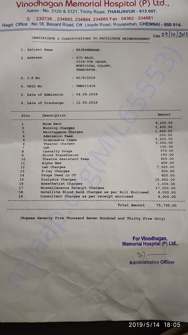 Medical bills