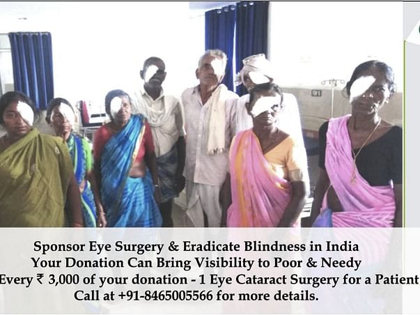 Donate (Rs. 3,000) for Social Cause: Eye Surgery & Dialysis