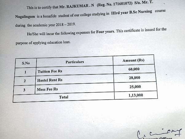 Help Rajkumar to complete B. SC Nursing final year