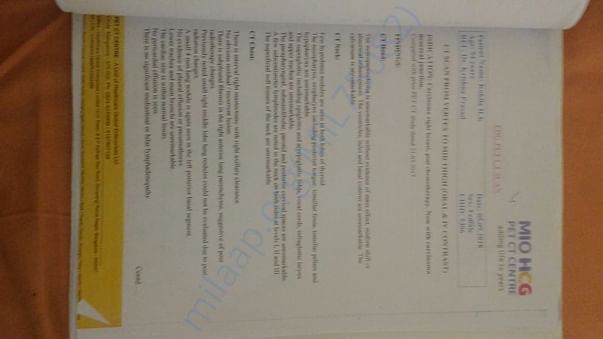 Estimation,petcity,Biopsy,Discharge Summery