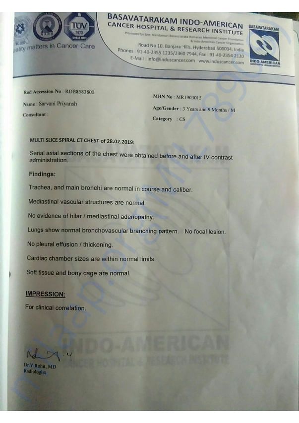 Medical Report