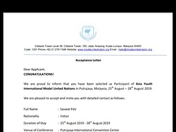 Help me join AYIMUN to fight for human security!!