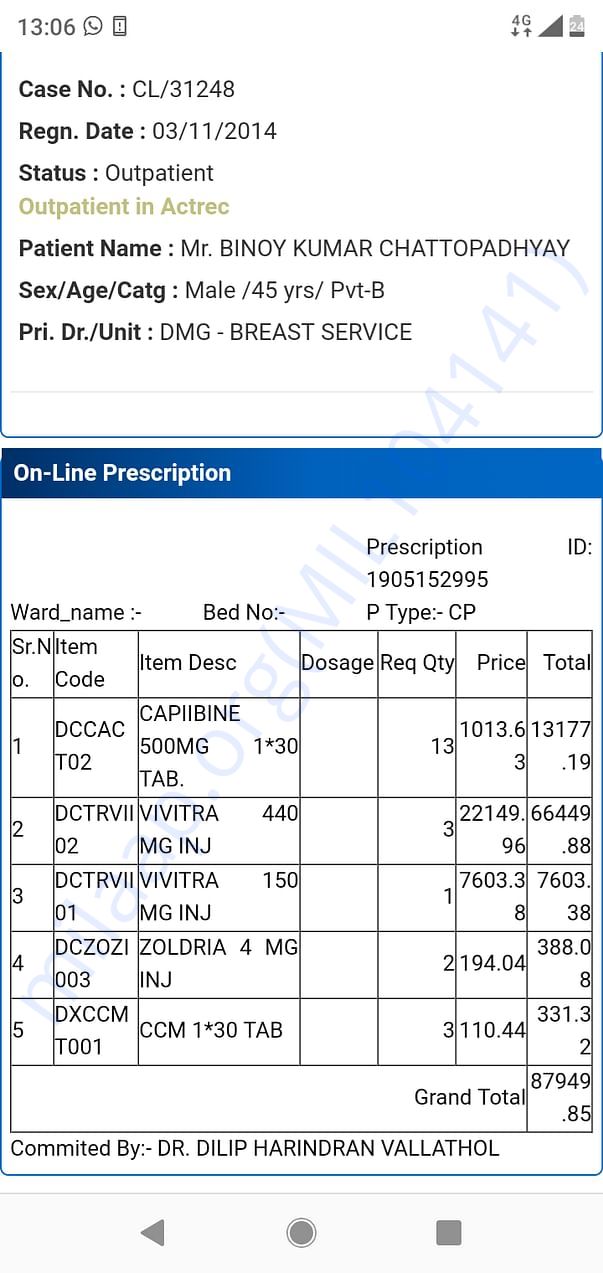 pharmacy bills