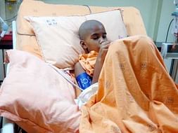 8 year old girl fighting against brain tumor